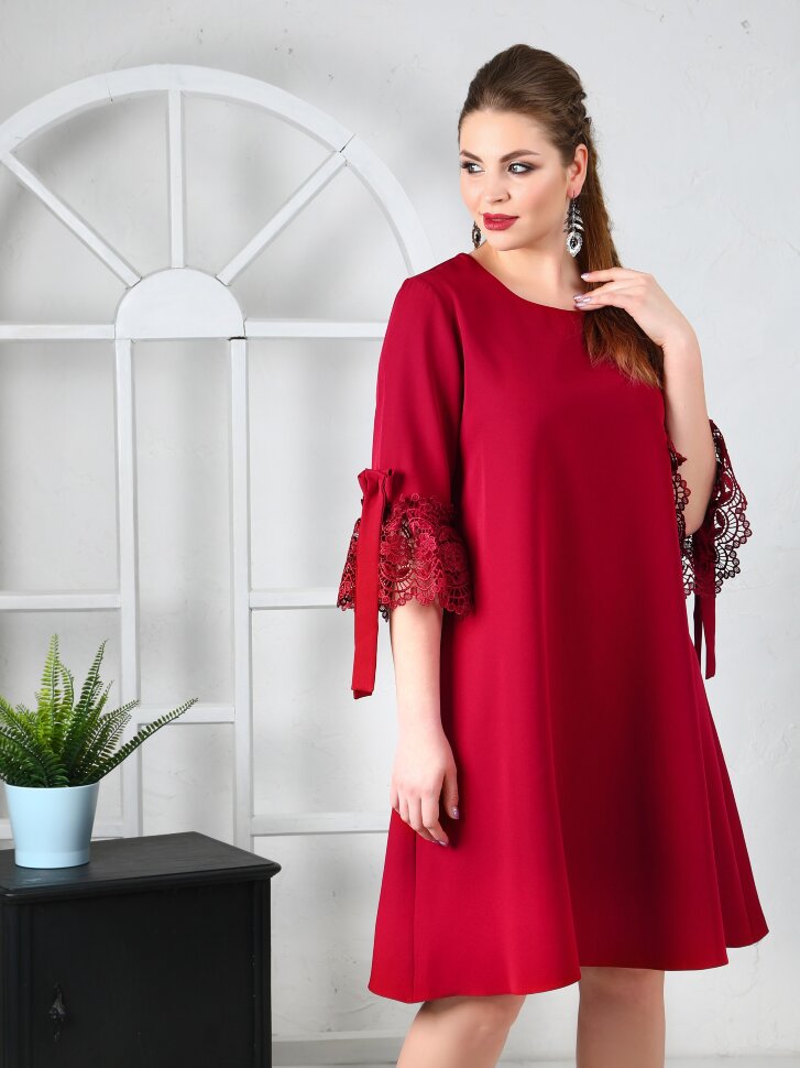 Платье 123/2, марсала