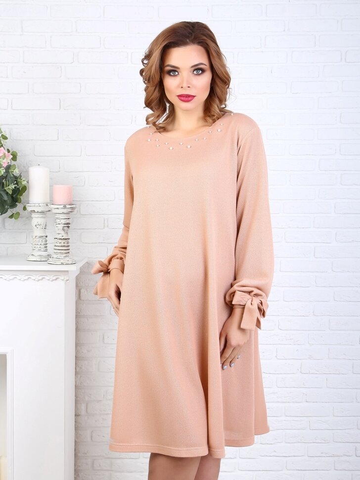 Платье 087, карамель