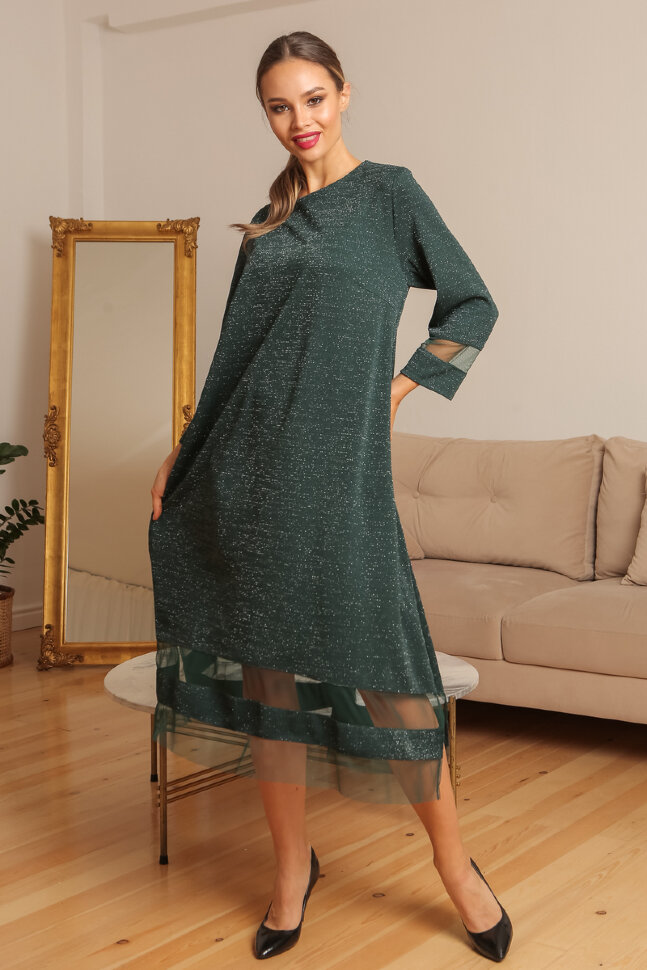 Платье 437/2, изумруд