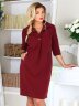 Платье 008/5, бордовый