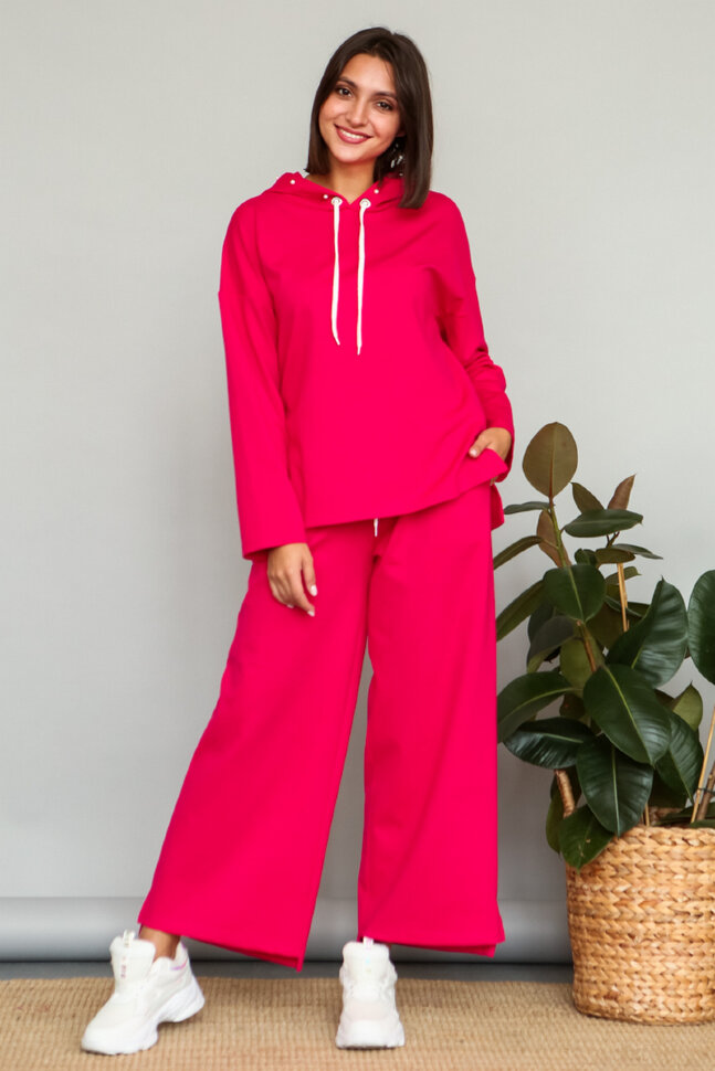 Костюм 2-383, малиновый