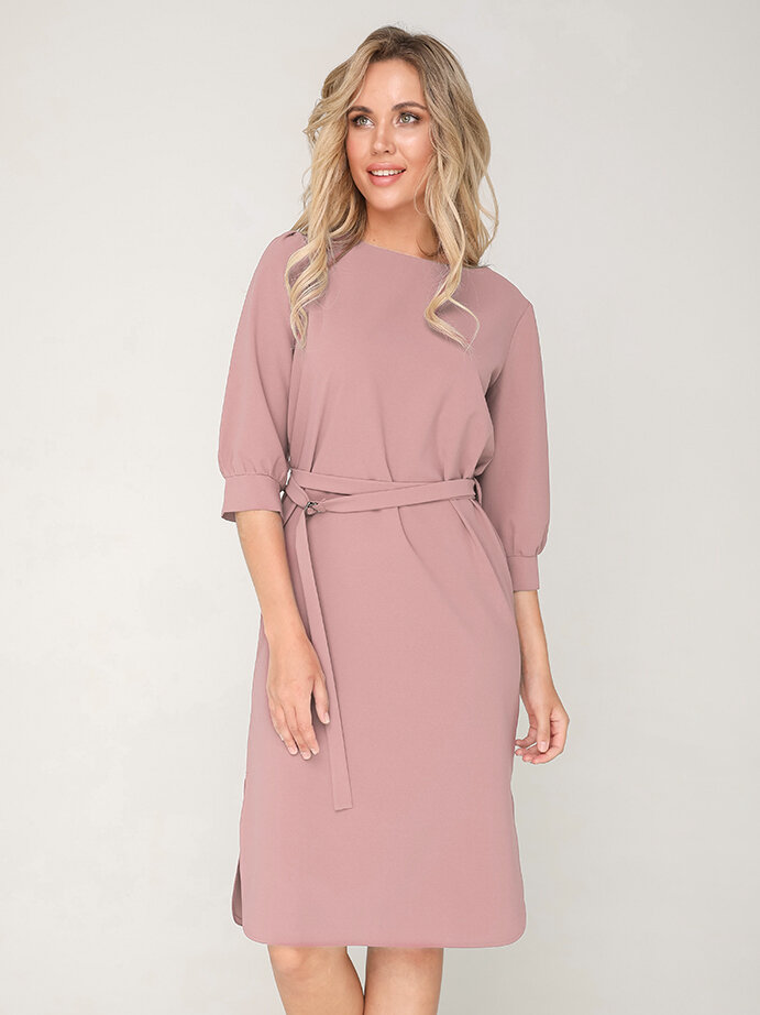 Платье 199/3-УЦ розовая пудра