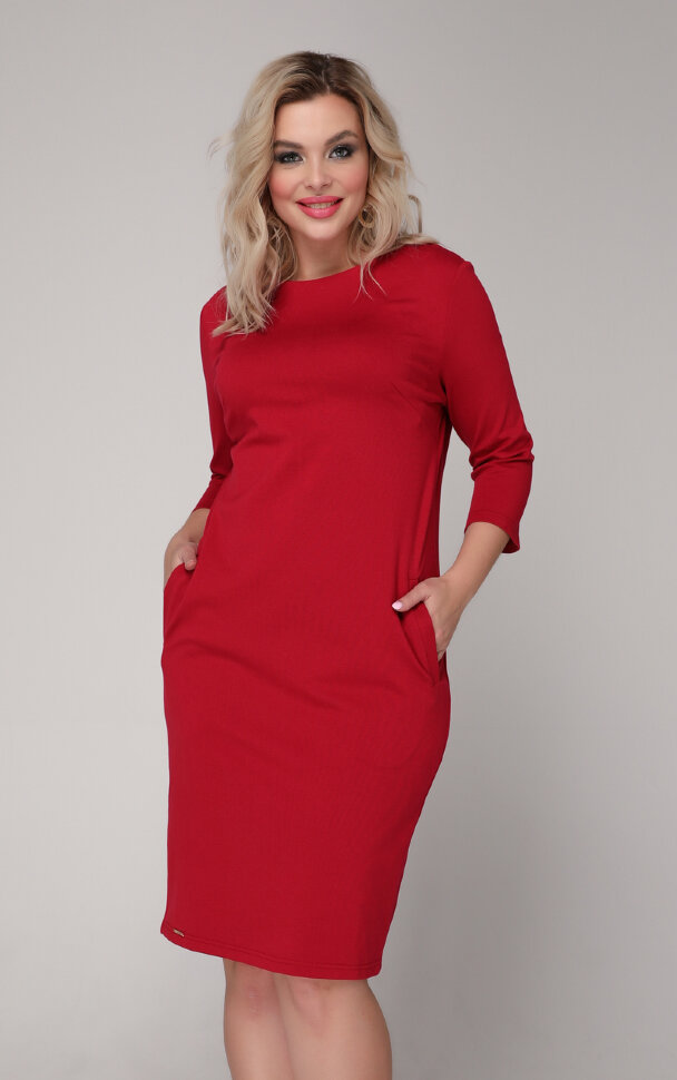 Платье 011/2 малиновый