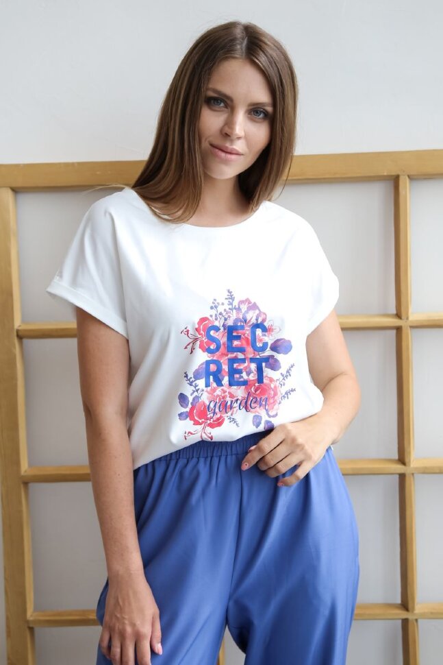 Блуза 340, айвори