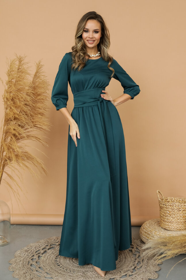 Платье 425-1, изумруд