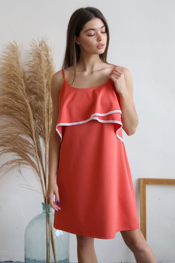 Сарафан 368, терракот