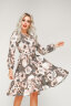 Платье 211/2 кофейный принт
