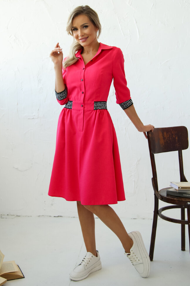 Платье 381/1, малиновый