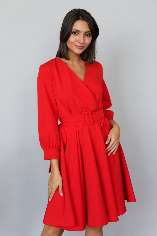 Платье 423/1-УЦ2, красный