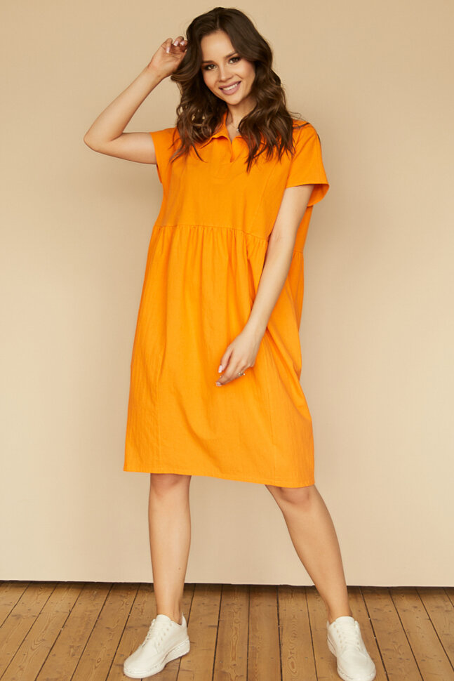 Платье 492, апельсин