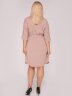 Платье 209 пудра/полоска
