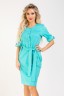 Платье 326/3-УЦ бирюзовый