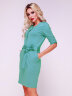 Платье 326/3-УЦ бирюзовый