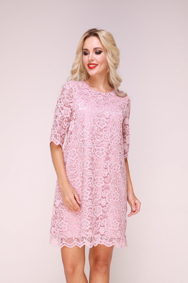 Платье 324 пыльная роза