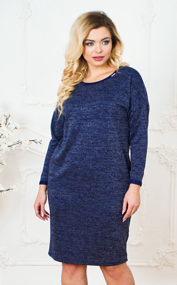 Платье 039, синий