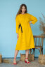 Платье 222/1 горчичный