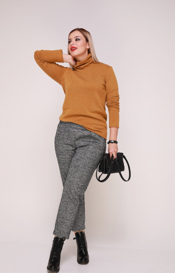 Брюки 151/5 серый меланж