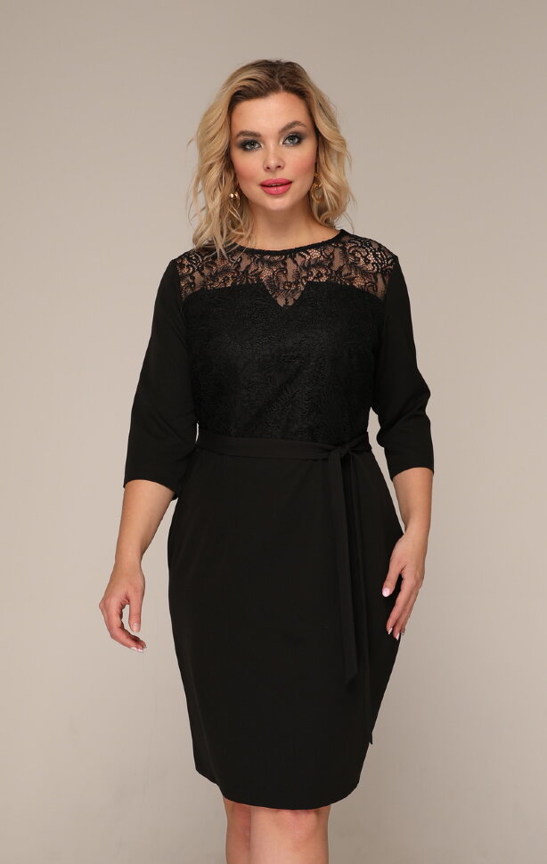 Платье 089, черный