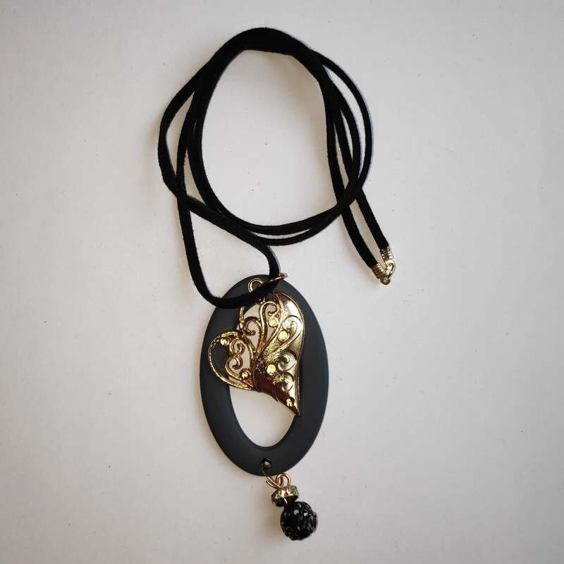 Подвеска 943, серая/золото