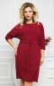 Платье 030, бордовый