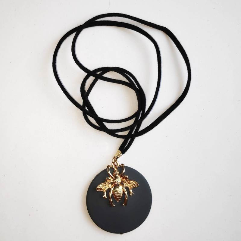 Подвеска 944, серая/золото