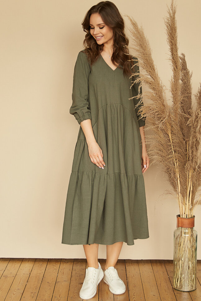 Платье 494/1, хаки