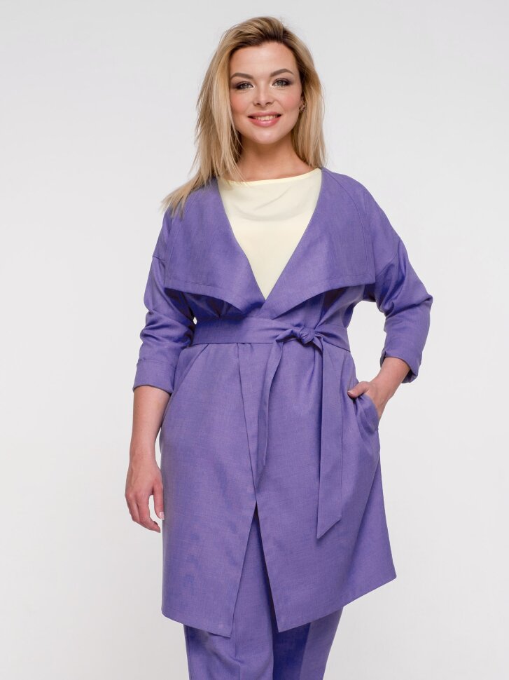 Кардиган 086/2, пыльная сирень