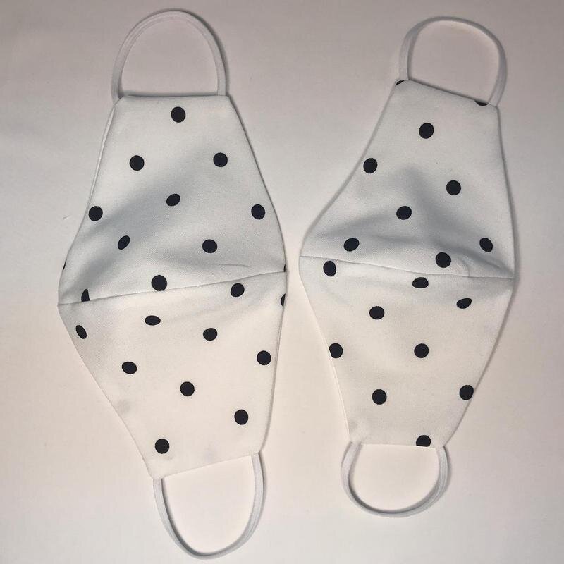 Маска защитная 1-05/1 белый/горох