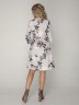 Платье 097/5 серый/цветы