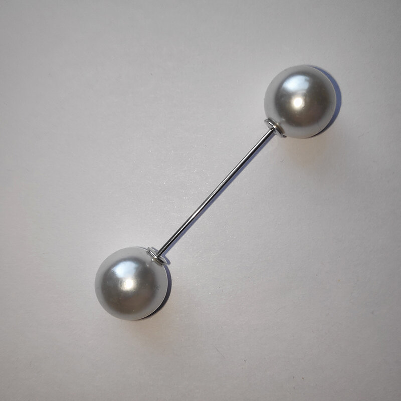 Булавка 2 жемчужины