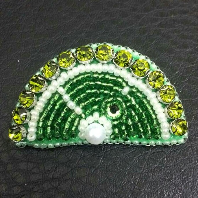 Брошь 906 Лайм