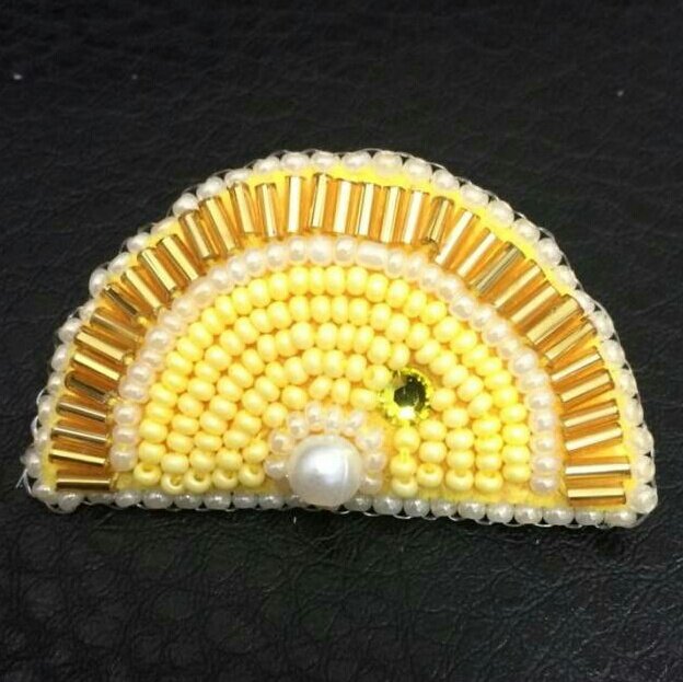 Брошь 907 Лимон