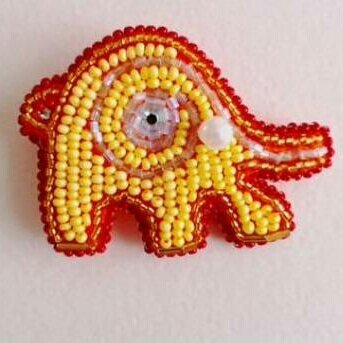 Брошь 911 Слонёнок