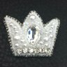 Брошь 910 Корона белая