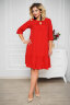 Платье 037, красный