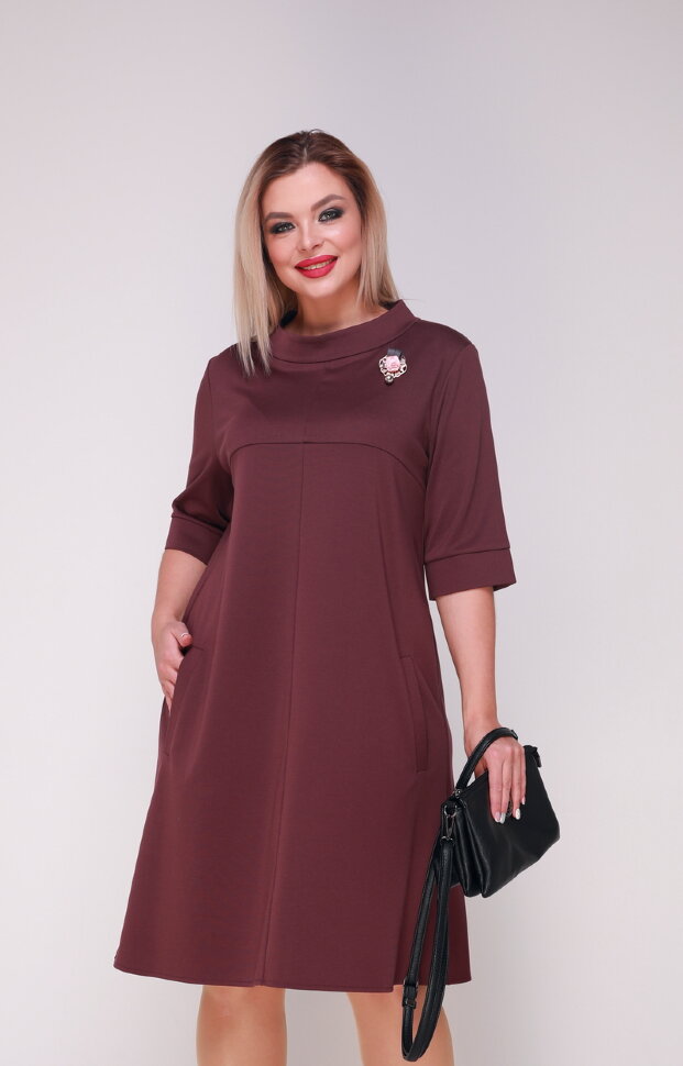 Платье 320 пыльно-фиолетовый