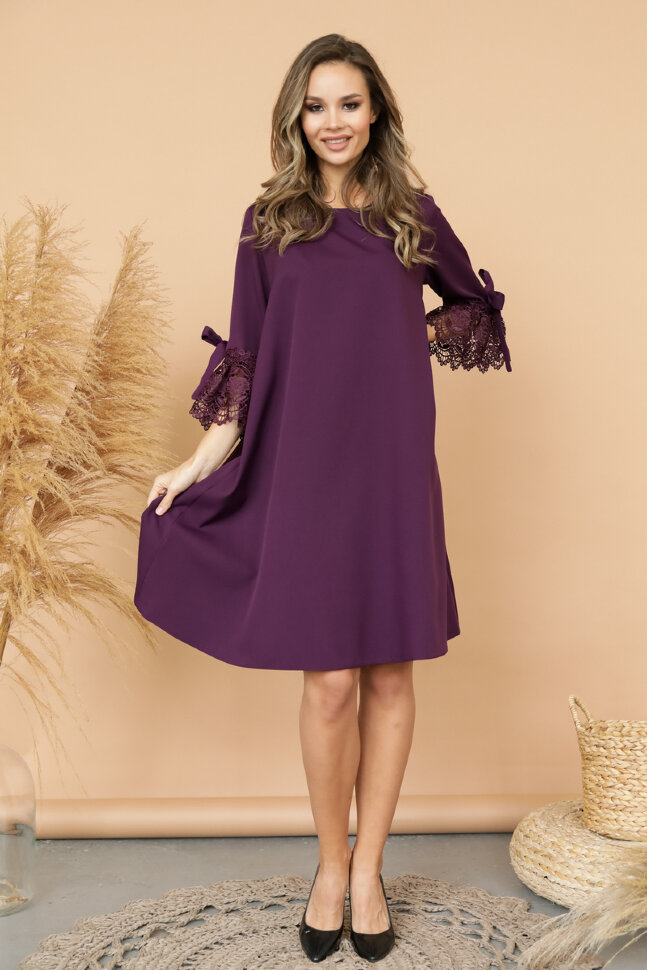 Платье 123/5, фиолетовый