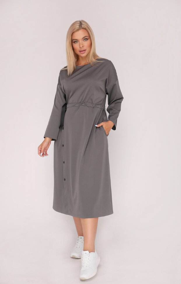 Платье 222/2 серый
