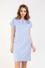 Платье 098/7, голубой меланж