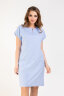Платье 098/7, голубой меланж