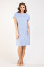 Платье 098/7, голубой меланж