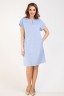 Платье 098/7, голубой меланж