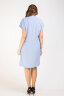 Платье 098/7, голубой меланж