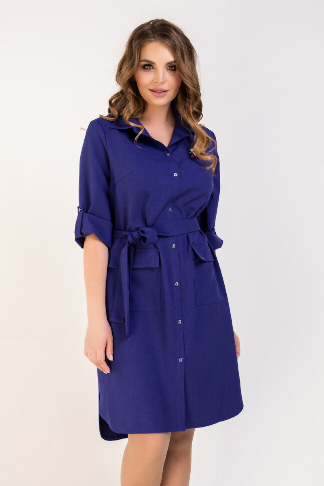 Платье 122/4 электрик