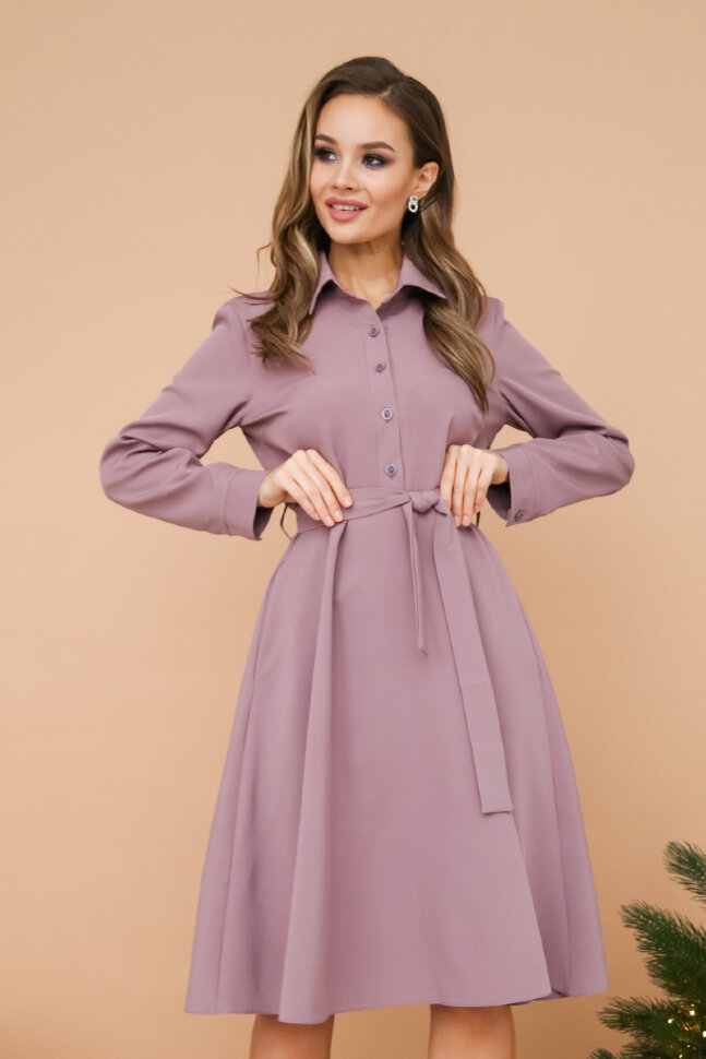 Платье 451/1-УЦ розовая пудра