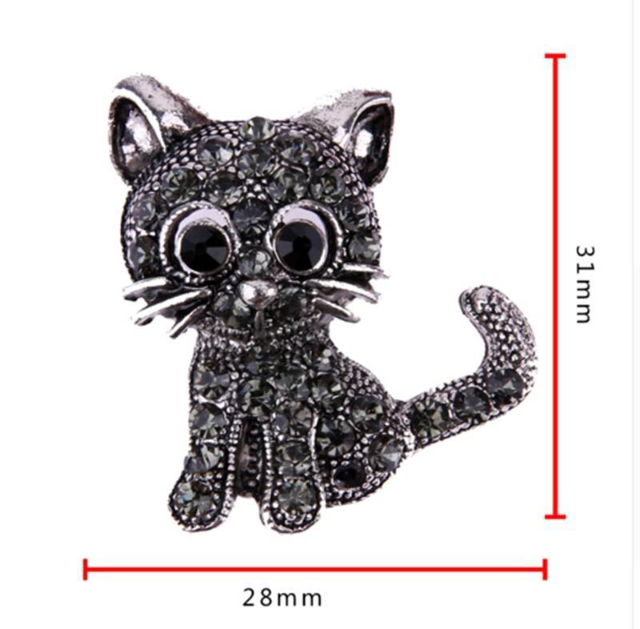 Брошь 921, котенок