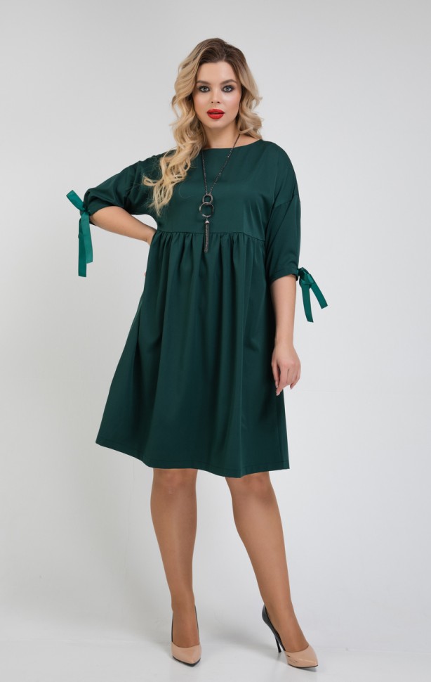Платье 306/2 темно-зеленый