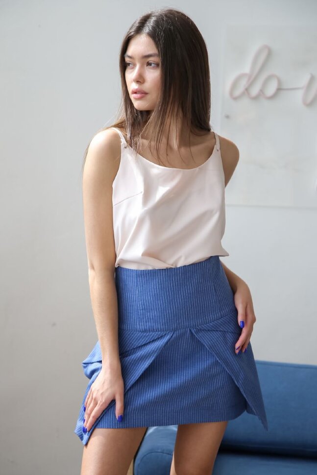 Юбка 352, ночная синь