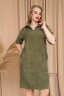 Платье 430/2-УЦ1, оливковый