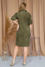 Платье 430/2-УЦ1, оливковый